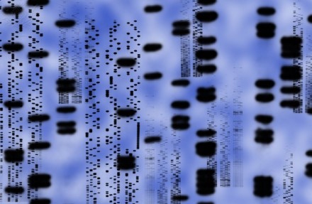 Bild på sekvensering av DNA